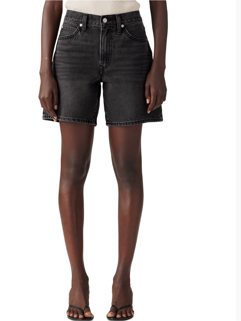 Levi’s Women's Black '94 Baggy Denim Shorts Size 28